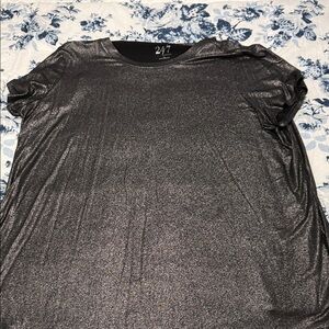 Maurices Shimmering Silver Top